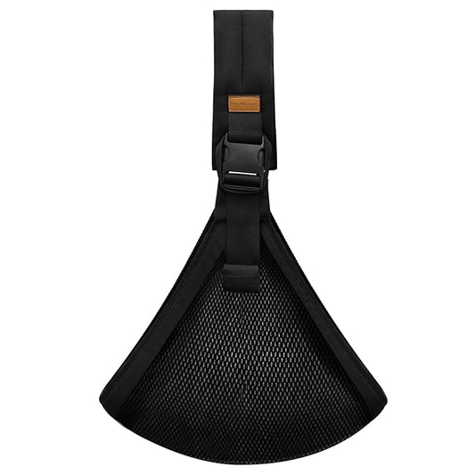 Baby Sling Carrier Newborn to Toddler Adjustable One-Shoulder Design with Hip Seat Support, Labor-Saving Baby Wraps Carrier 10-30 lbs(Mesh,Black)-CubbioJoy