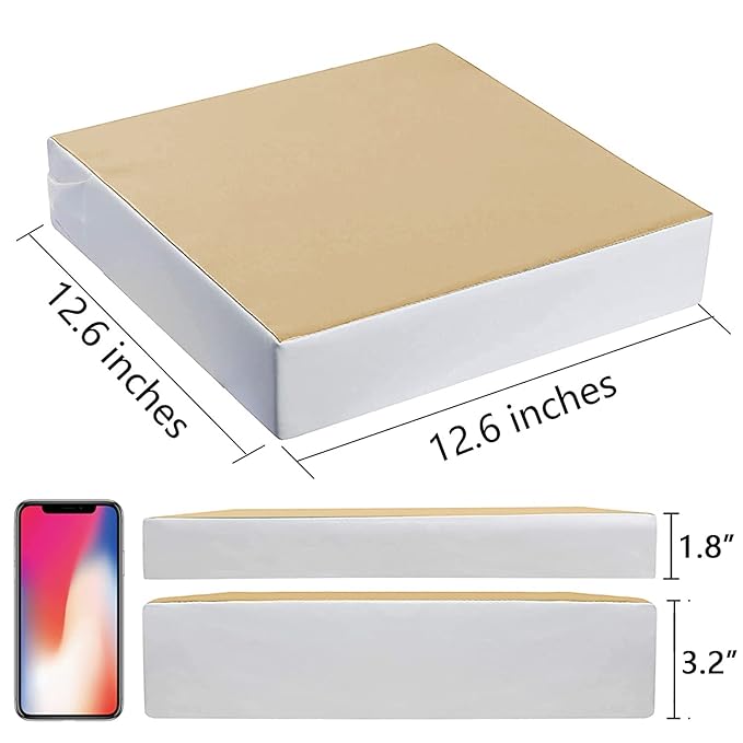 Kalawen Upgraded 2Pcs PU Washable Straps Safety Buckle Toddler Booster Seat for Kitchen Chair, Portable Travel-CubbioJoy