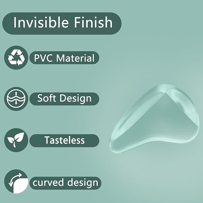 Baby Corner Protector Corner Protector Baby Furniture Corner Protection Transparent Cover Sharp Furniture and Table Top Edges with Adhesive 10 Pack-CubbioJoy