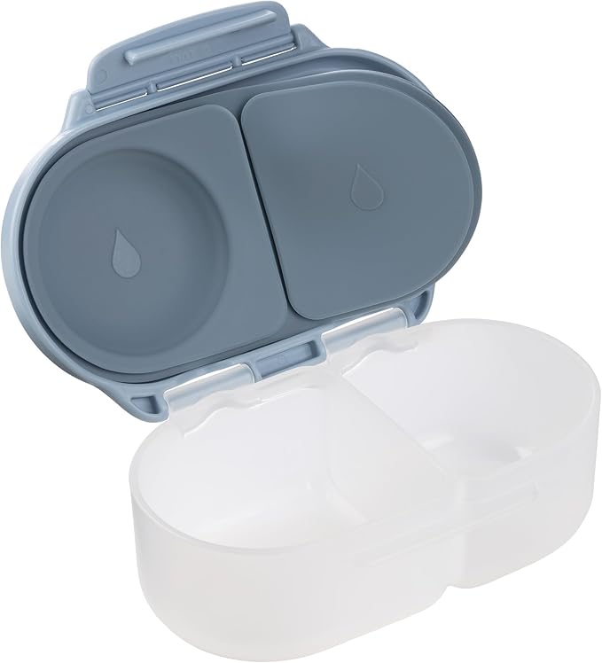 b.box Snack Containers for Kids, Toddler Snack Box Container, Reusable Small Bento Box for Lunch, School & Travel, Leak Proof, BPA free, Dishwasher Safe, Ages 4 months+ (Chill Out, 12oz capacity)-CubbioJoy