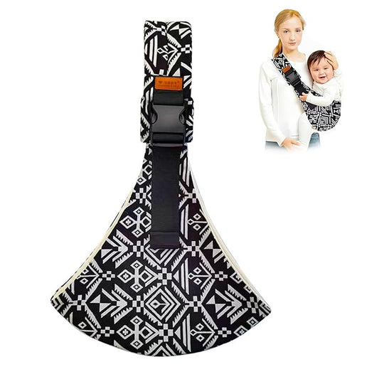 Baby Sling Carrier,Toddler Carrier, 2025 New Baby Sling,Portable and Lightweight Sling,Non-Slip Hip Seat Carrying 10-30lbs(Blacksail)-CubbioJoy