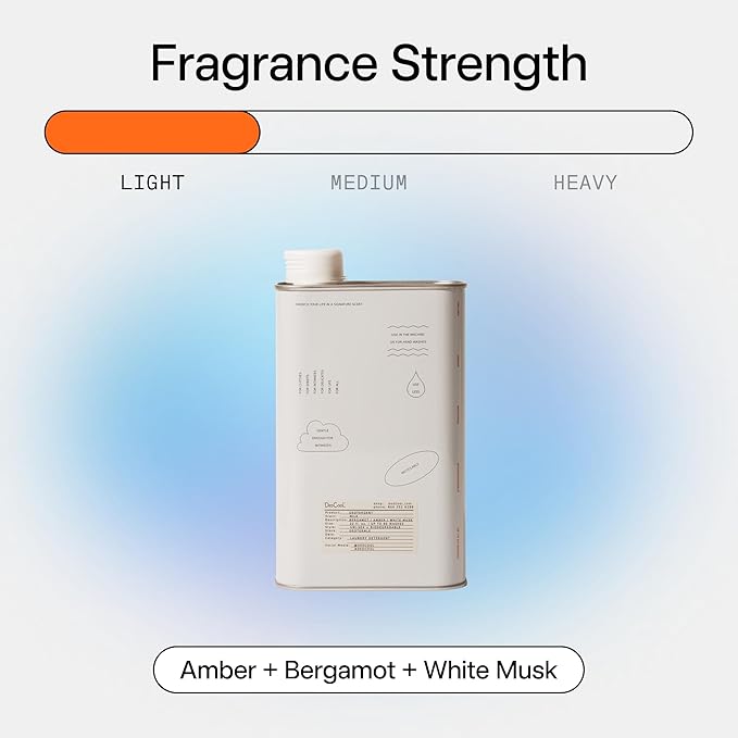 DedCool Liquid Laundry Dedtergent | Milk | Luxurious Fragrance Detergent | Removes Stains | Infused with Natural Essential Oils | Non-Toxic | 60 Washes | 32 fl oz-CubbioJoy