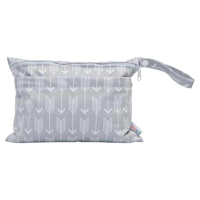 ALVABABY 3pcs Baby Cloth Diaper Wet/Dry Bags|Waterproof Reusable with Two Pockets|Travel, Beach, Pool, Daycare, Soiled Baby Items,Yoga，Gym Bag for Swimsuits or Wet Clothes 3L-YX36-CubbioJoy