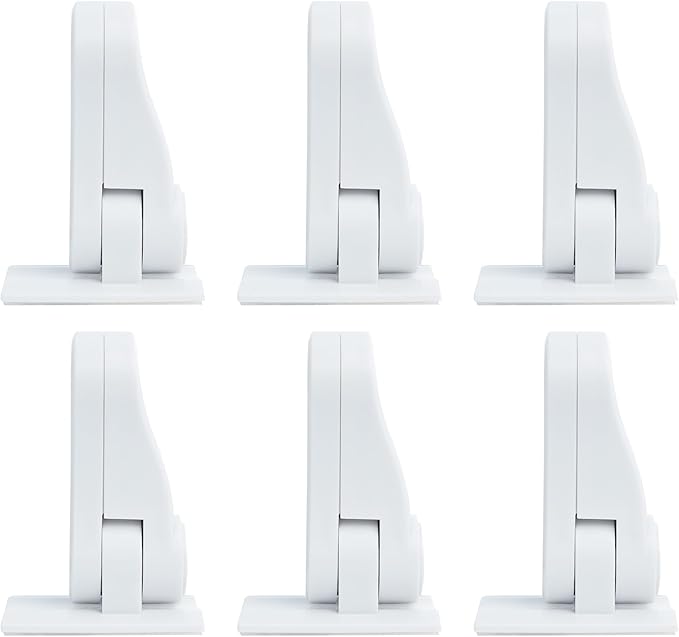 Child Proof Door Lever Lock(6 Pack) - Baby Proofing Door Handle Lock, 3M Adhesive & No DrillingNeed, Minimalist Design, Child Safety Door Handle Locks-CubbioJoy