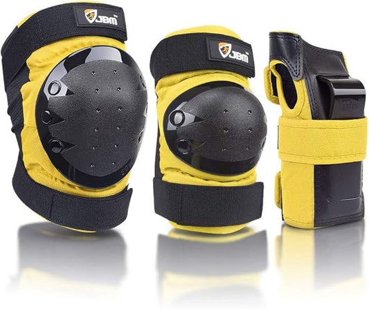 JBM Adult & Kids Knee Pads Elbow Pads and Wrist Guards for Inline Skating, Roller Skating, Skateboarding, Scootering-CubbioJoy