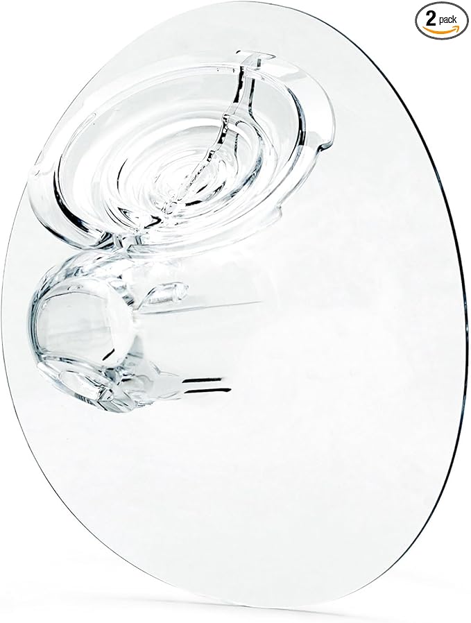 Elvie Pump Breast Shield - 24mm | 2 Pack Nipple Shield Flange for Pumping Breast Milk | Breast Feeding Essentials for Electric Breast Pumps | BPA Free Breast Shells | Breast Pump Bra Compatible-CubbioJoy