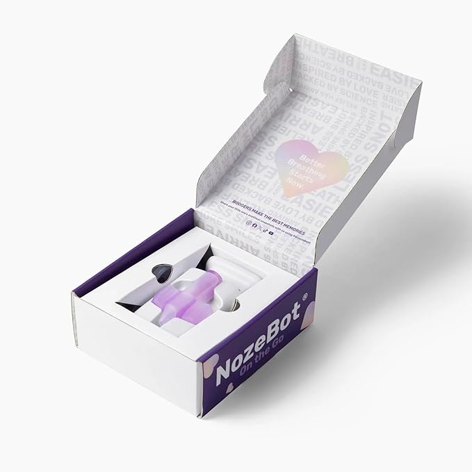 Dr. Noze Best - NozeBot | Electric Baby Nasal Aspirator | Hospital Grade Suction | Nose Sucker and Nasal Vacuum | Safe for Infants and Toddlers (On The Go - Mild Congestion)-CubbioJoy