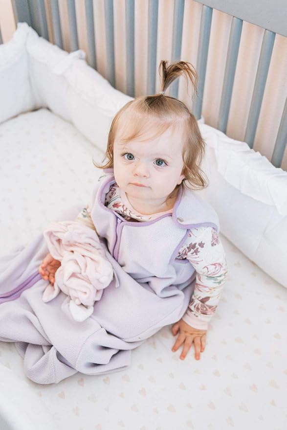 baby deedee Sleep nest Fleece Baby Sleeping Bag, Lavender, Large (18-36 Months)-CubbioJoy