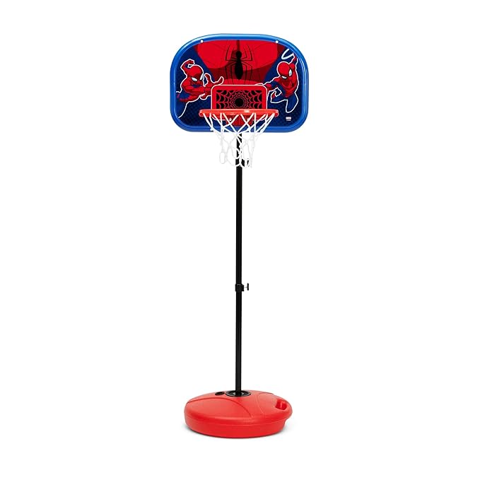 Delta Children - Marvel Spider-Man Basketball Hoop Set for Kids, Red-CubbioJoy