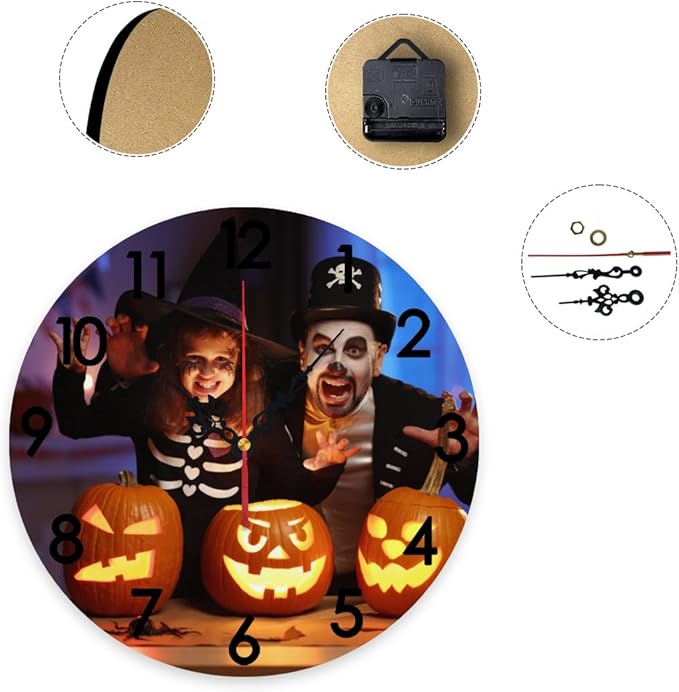 Custom Clocks for Walls Personalized Wall Photo Customized Round Clock for Birthday Wedding Present Creative-CubbioJoy