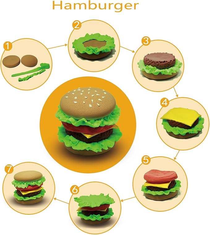 CiaraQ Modeling Clay Kit - 64 Colors Air Dry Clay with Sculpting Tools, Ideal for Crafting, DIY Projects. Easter/Halloween/Christmas Gifts.-CubbioJoy