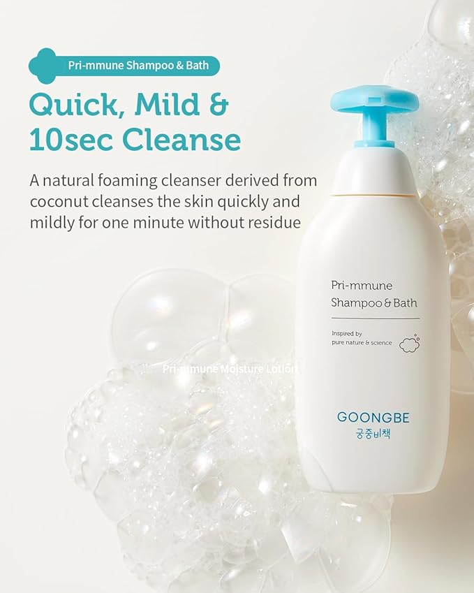 Baby Skincare Travel Set - Korean Baby Skincare & Bath Time Essentials - Shampoo & Bath, Moisutre Lotion, Cream - Hydrating & Nourishing, 3 Items-CubbioJoy