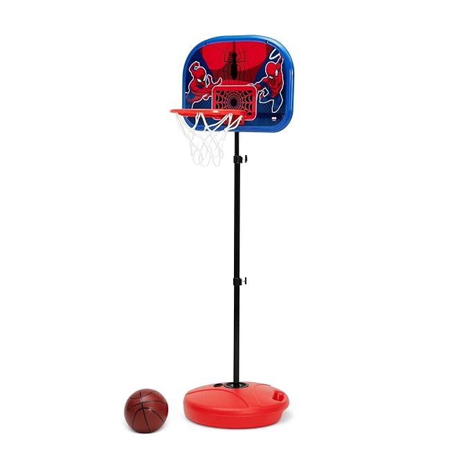 Delta Children - Marvel Spider-Man Basketball Hoop Set for Kids, Red-CubbioJoy