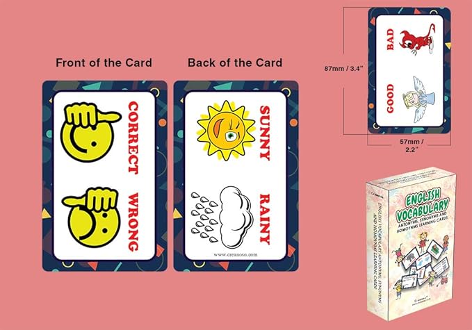 Creanoso US Schools and Learning Flash Cards Series (2-Deck)-CubbioJoy