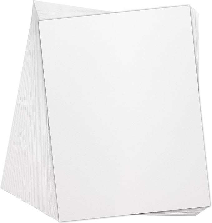 Drawing Paper, 9" x 12" Craft Art Paper, 65 Sheets (68lb/100gsm) Artist Sketching Drawing Easel Poster Paper Bulk, Art Supplies for Kids Adults, Arts & Crafts, White Construction Coloring-CubbioJoy