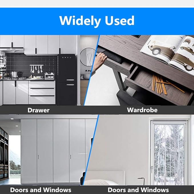 2 Packs Keyed Hasp Locks Twist Knob Keyed Locking Hasp for Small Doors, Cabinets and More,Stainless Steel Steel, Hasp Lock Catch Latch Safety Lock Door Lock with Keys (4inch, Bliack)-CubbioJoy