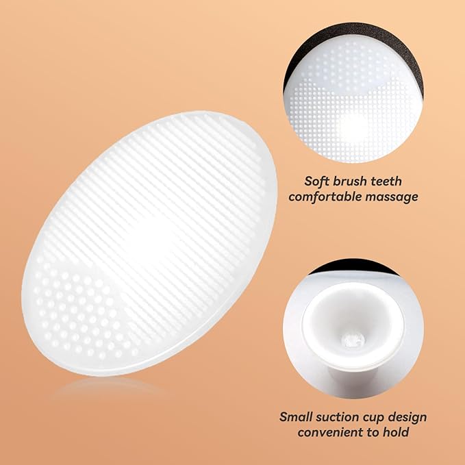 Baby Hair Brush and Comb Set, 2pcs Wooden Natural Goat Bristles Brush+ Blue Comb+ White Cradle Cap Brush Grooming Kit for Newborns Toddlers Boys Girls-CubbioJoy