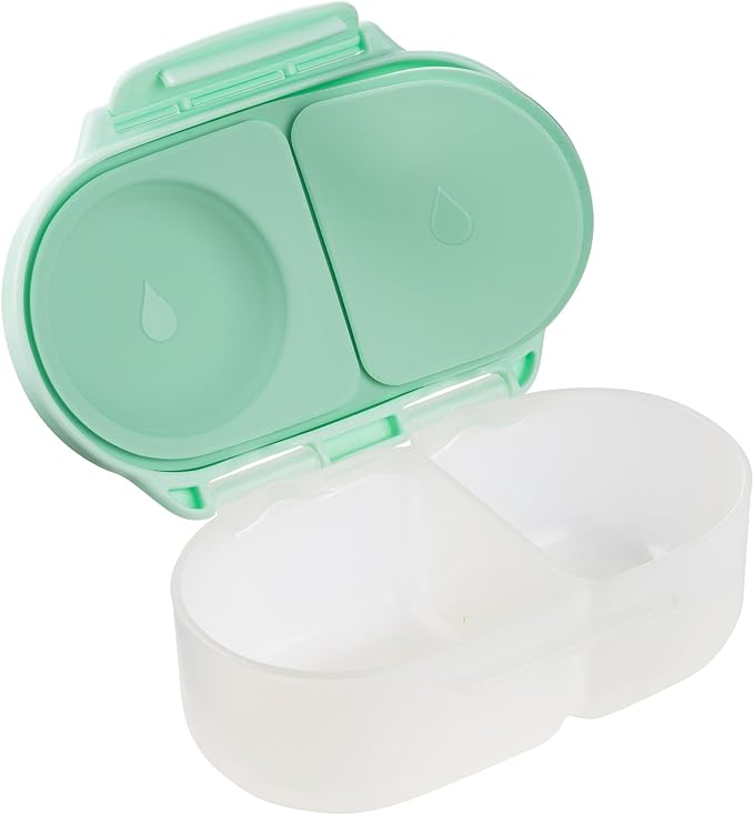 b.box Snack Containers for Kids, Toddler Snack Box Container, Reusable Small Bento Box for Lunch, School & Travel, Leak Proof, BPA free, Dishwasher Safe, Ages 4 months+ (Spearmint, 12oz capacity)-CubbioJoy