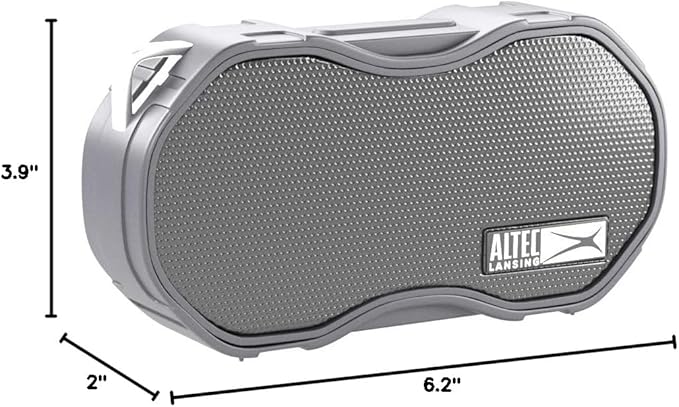 Altec Lansing Baby Boom XL - Waterproof Bluetooth Speaker, Wireless & Portable for Travel & Outdoor Use, Deep Bass & Loud Sound, 1 Pack, Black-CubbioJoy