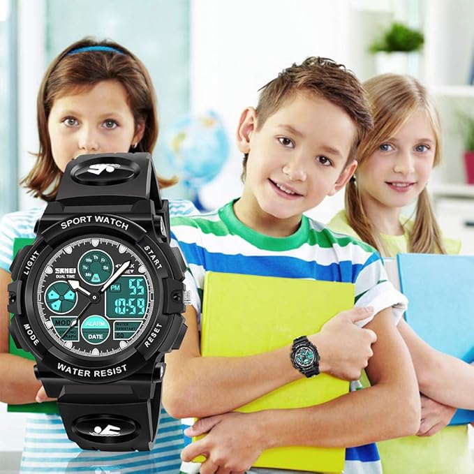 ATIMO LED Multi Function Waterproof Watch for Kids - Kids Gifts-CubbioJoy