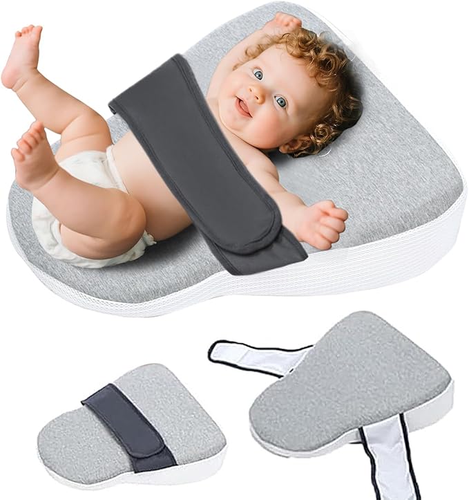 Baby Reflux Pillow for Infant Support Cushion,Pillow for Sleeping/Feeding, Soft Cotton Cover, Bedroom, Stroller, Detachable-CubbioJoy