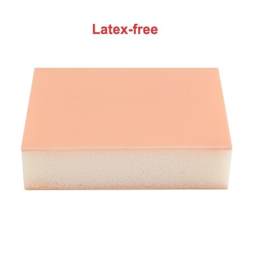Injection Pad for Nursing Students, Injection Teaching Model with Absorbent Sponge, Subcutaneous Injection Training Pad for Medical Student(Training Use Only)-CubbioJoy
