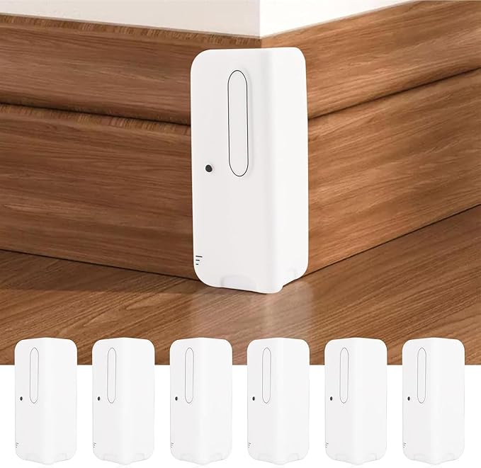 6 Pcs Self Adhesive Silicone Corner Protectors Cute Elephant Pattern Edge Guards Safety Baseboard Corner Blocks Decotive Baby Proofing Corner Cushion for Wall, Furniture & Sharp Corners -White-CubbioJoy