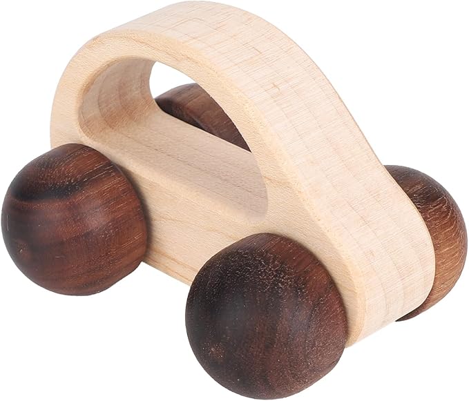BOXOB Wooden Toys Cars, VehicleToy for Fine Motor Skill Development Wood Baby Push Race Car for Kids Toddlers Baby Boy Girl Birthday Nursery Decor Gift (Color 2)-CubbioJoy