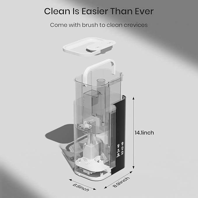 Cool Mist Humidifiers for Bedroom and Plants & Baby, Top Fill 5L Large Room Smart Humidifier for Home Nursery, 28 dB Quiet 50H Runtime Bedroom humidifier with Essential Oils-CubbioJoy