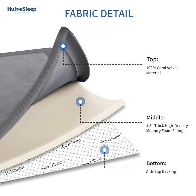 Baby Play Mat for Floor,1.3" Thick Memory foam Tummy Time Mat,Water Repellent Soft Velvet Nursery Rug,Extra Large Non Slip for Crawling,Toddlers,Infants,kids,Tatami Style for Living Room(Dark Grey)-CubbioJoy