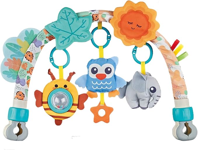 Baby Stroller Arch Toys, Pau1Hami1ton Car Seat Toys,Baby Gifts.S-19(Blue Owl)-CubbioJoy