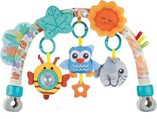 Baby Stroller Arch Toys, Pau1Hami1ton Car Seat Toys,Baby Gifts.S-19(Blue Owl)-CubbioJoy