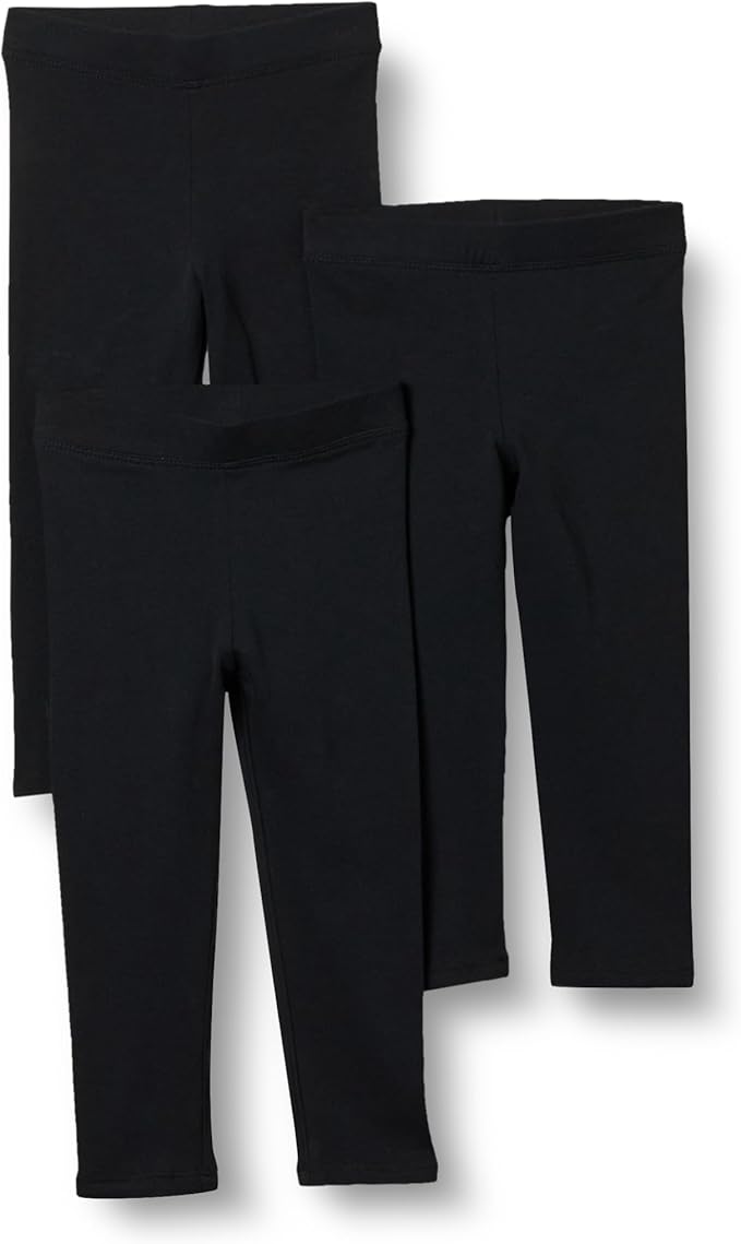 Amazon Essentials Girls and Toddlers' Leggings, Multipacks-CubbioJoy