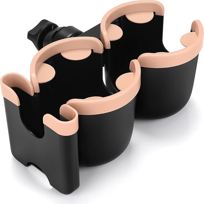 Accmor Stroller Cup Holder with Phone Holder, Bike Cup Holder, Universal Cup Holder for Uppababy Nuna Doona Strollers, 2-in-1 Cup Phone Holder for Stroller, Bike, Wheelchair, Walker, Scooter-CubbioJoy