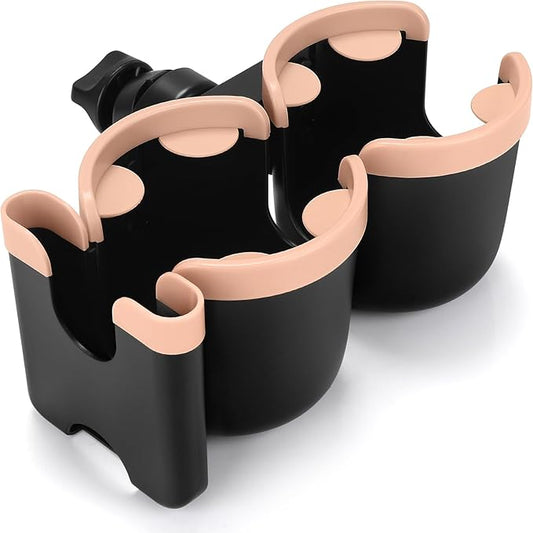 Accmor Stroller Cup Holder with Phone Holder, Bike Cup Holder, Universal Cup Holder for Uppababy Nuna Doona Strollers, 2-in-1 Cup Phone Holder for Stroller, Bike, Wheelchair, Walker, Scooter-CubbioJoy