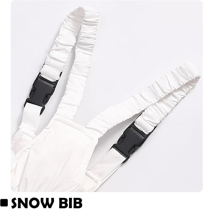 Baby Girl Winter Snowsuit Coat Boy Fur Snow Pants Bib Jacket For Toddler Clothes-CubbioJoy