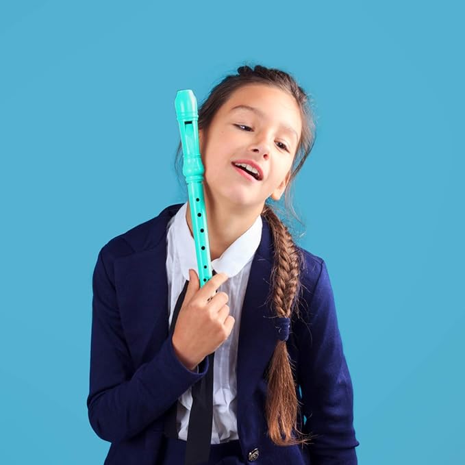 Descant Soprano Recorder Music Recorder Instrument for Kids Flute Kids Recorder with Cleaning Rod + Case Bag…-CubbioJoy