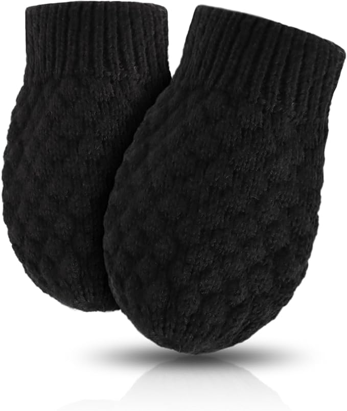 Baby Knit Mittens Toddler Boys Girls Gloves Winter Infant Newborn No Scratch Mitten 0-3 Years-CubbioJoy