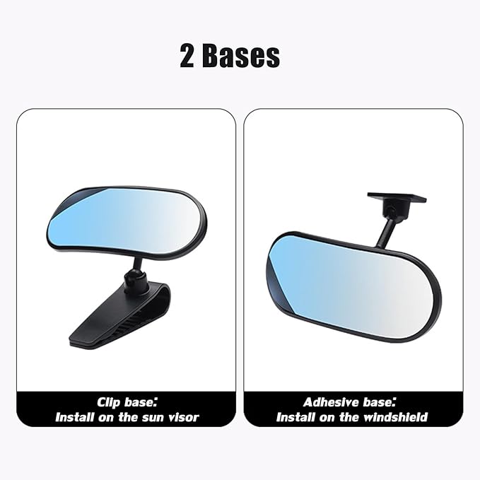 Car Rearview Mirror Rear View Mirrors for Baby 360 Adjustable Automotive Interior Mirrors Cars Mirror Rear Facing Kids Observing (Adhesive Base)-CubbioJoy