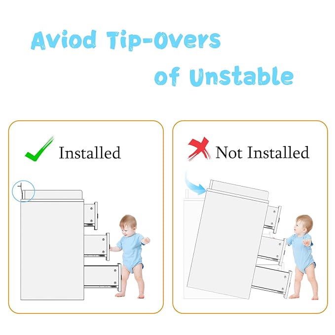 6 Drawer Baby Dresser, Nursery Dresser with Changing Topper, Long Cabinet for Infant Cloth Organize, Changing Station for Nursery and Kids Bedroom Storage, White (45.3" W x 18.9" D x 30.1" H)-CubbioJoy