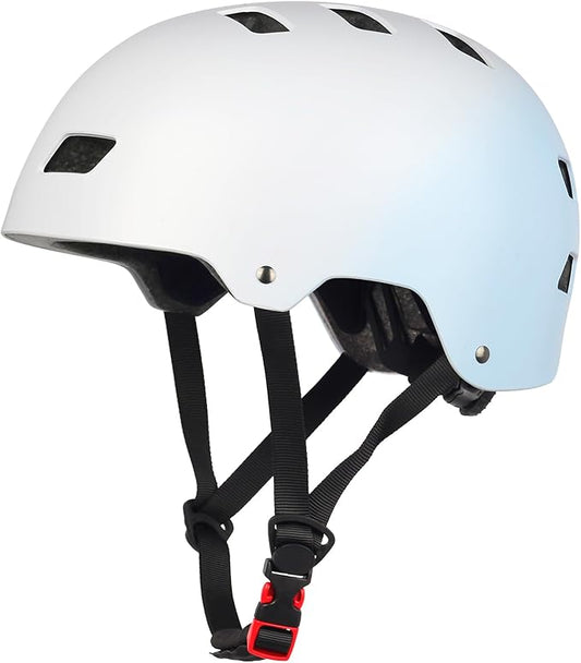 Bike Skateboard Helmet, Adjustable and Multi-Sport for Skate Scooter, 3 Sizes for Adult Youth Kids Toddler-CubbioJoy