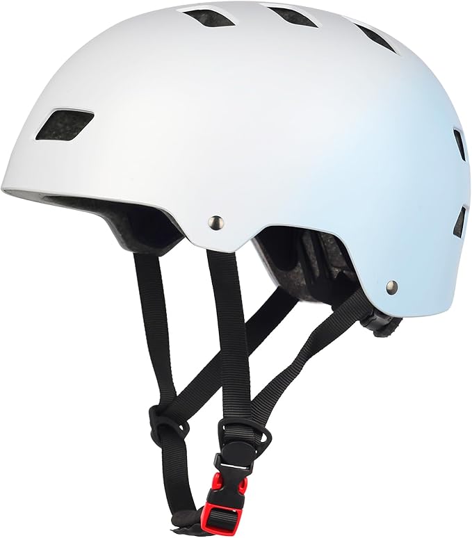 Bike Skateboard Helmet, Adjustable and Multi-Sport for Skate Scooter, 3 Sizes for Adult Youth Kids Toddler-CubbioJoy