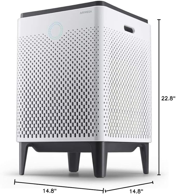 Coway Airmega 400S App-Enabled Smart Air Purifier (Covers 1,560 sq. ft.), True HEPA Air Purifier with Smart Technology, Compatible with Amazon Alexa and Google Home, White (111012)-CubbioJoy