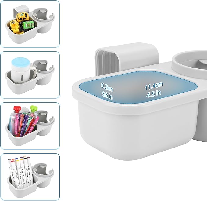 Accmor Child Cup Holder Snack Tray for Convertible Car Seats, Universal Child Cup Holder Compatible with Most Baby Car Seat Models-CubbioJoy