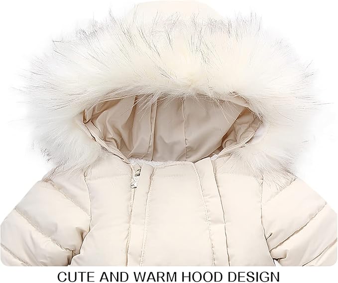 Baby Girl Winter Snowsuit Toddler Jacket Clothes For Boy Infant Jumpsuit Hoodied-CubbioJoy
