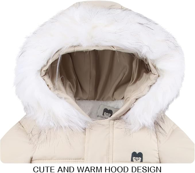 Baby Girl Winter Snowsuit Toddler Jacket Clothes For Boy Infant Jumpsuit Hoodied-CubbioJoy