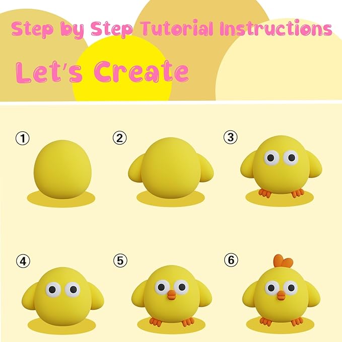 Air Dry Clay Kit for Kids, Modeling Magic Clay for Kids, Ultra Light & Soft, 12 Boxes DIY Animals Model with Step by Step Tutorial and 5 Sculpting Tools, Creative Art Crafts Toys Gifts for Girls Boys-CubbioJoy