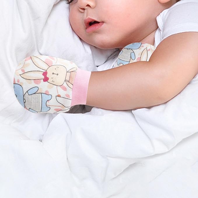 Baby Mittens No Scratch Mittens Infant Soft Gloves Mittens for 0-6 Months Boys Girls-CubbioJoy