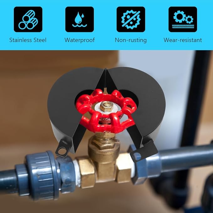 Door Knob Lockout Device with Padlock, Child Proof Door Knob Covers, Prevents Turning of Doorknob and Access to Keyhole, Doors Handle Locks, Covering Faucets/Valves(Color:B)-CubbioJoy