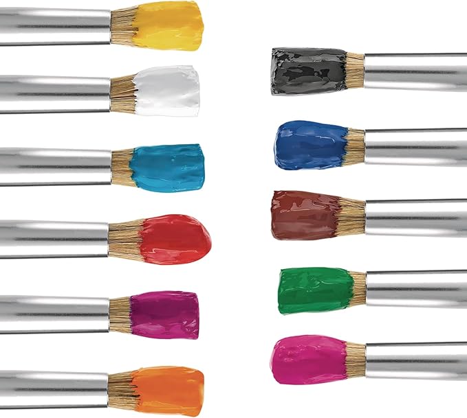 Colorations - SWT16 Simply Washable Tempera Paints, 16 fl oz, Set of 11 Colors, Non Toxic, Vibrant, Bold, Kids Paint, Craft, Hobby, Arts & Crafts, Fun, Art Supplies-CubbioJoy